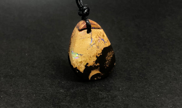 Polished Boulder Opal Pendant 9