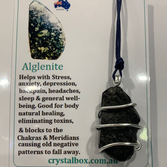 Raw Alglenite Necklace 15