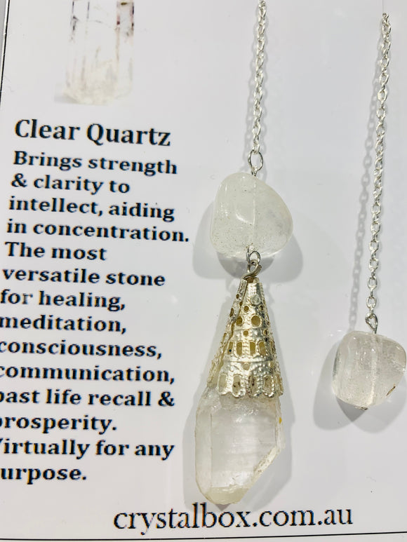 Clear Quartz Pendulum 5