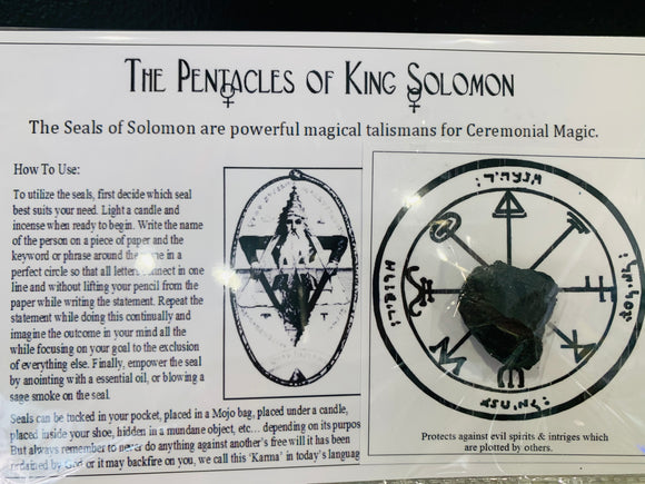 King Solomon Seal for Protection against Evil