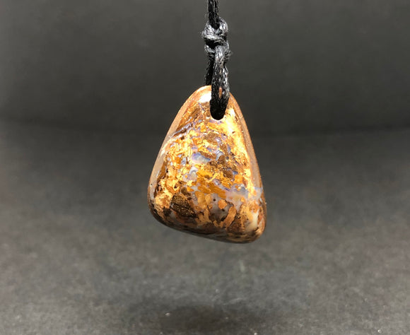 Polished Boulder Opal Pendant 4