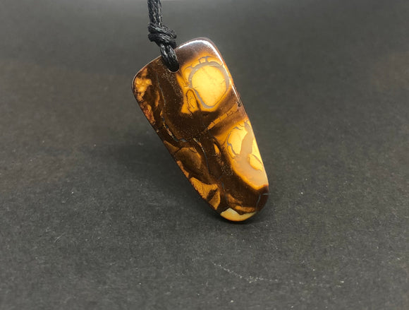 Polished Boulder Opal Pendant 8