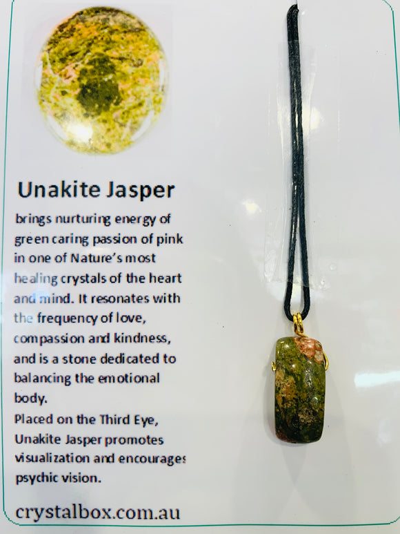 Unakite Jasper Necklace 2