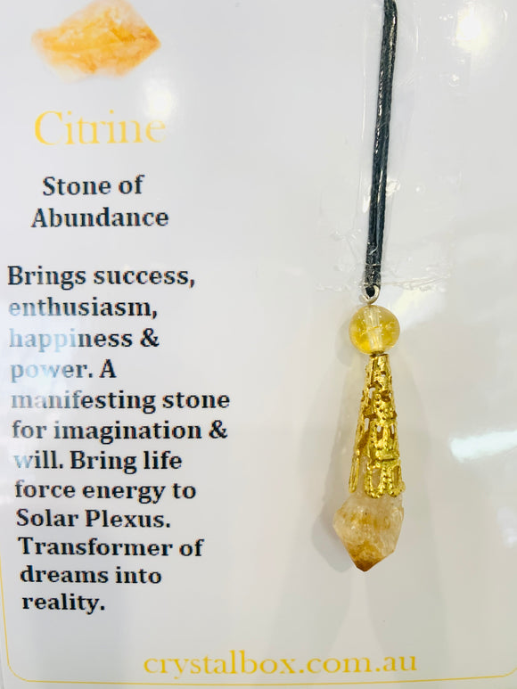 Citrine Necklace 1