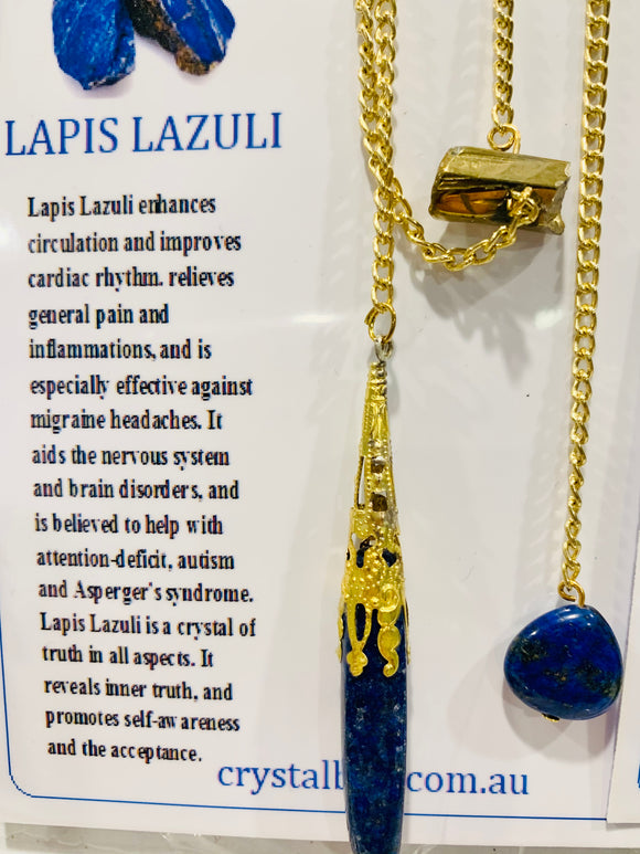 Lapis Lazuli Pendulum