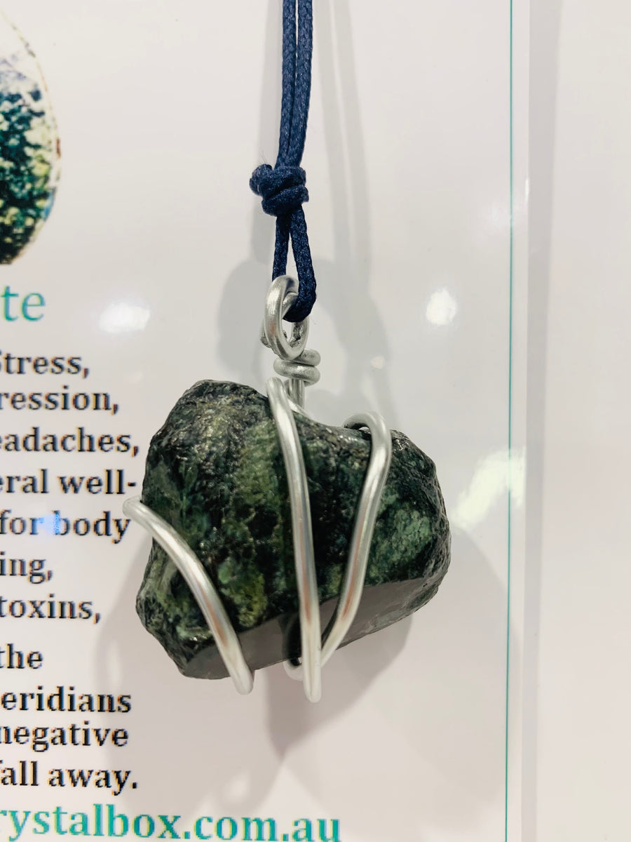 Raw Alglenite Necklace 3 – Crystal Box