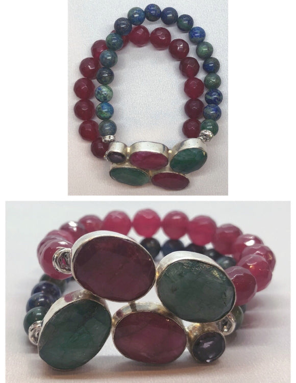 Ruby & Emerald Bracelet