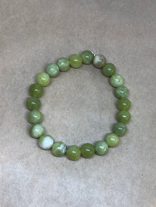 Jade Crystal Beaded Bracelet