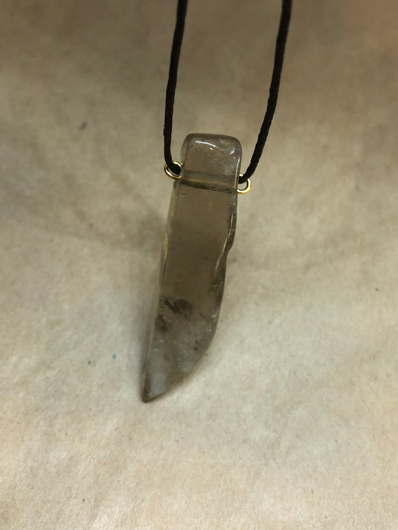 Smoky Quartz Crystal Necklace