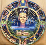 Nefertiti Egyptian Display Plate