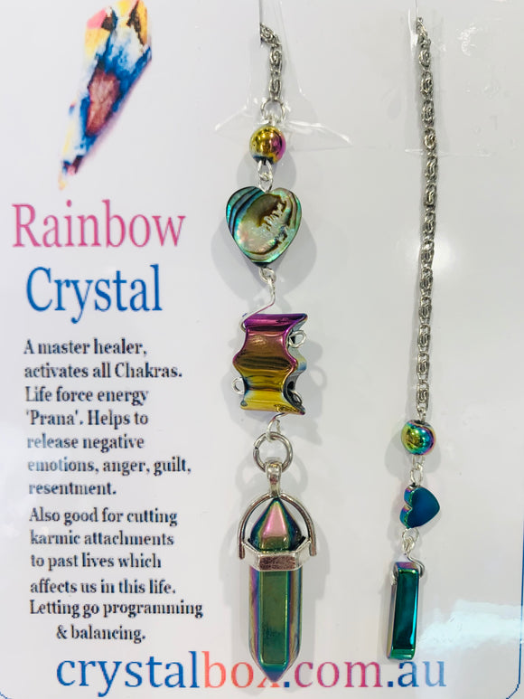 Rainbow Crystal Pendulum
