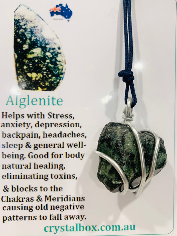 Raw Alglenite Necklace 3