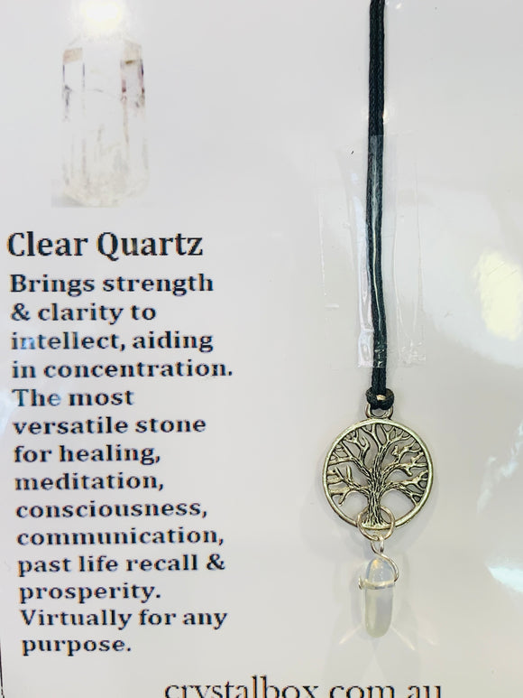 Clear Quartz Necklace 3